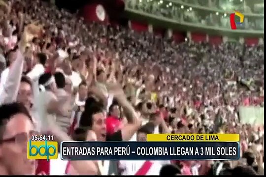 Detienen a revendedores con entradas falsas para el Perú vs. Colombia