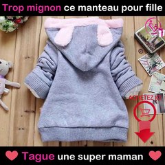 Trop mignon ce manteau pour fille