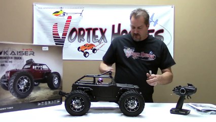 Thunder Tiger Kaiser eMTA Inside Look and Running / Jumping - RC Monster Truck