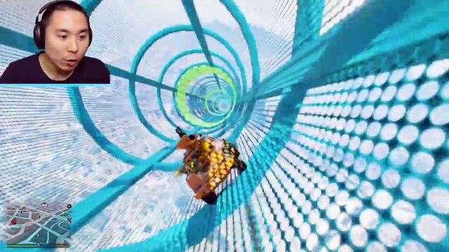 ANIMATRONICS & SPIDERMAN STUNT OFF WORLDS BIGGEST RAMPS EVER! (GTA 5 Mods FNAF Funny Moments)