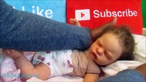 Reborn Baby Dolls MORNING ROUTINE Feeding Video Drinking Milk Roleplay Video All4Reborns