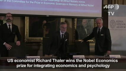Nobel Economics prize goes to Richard Thaler