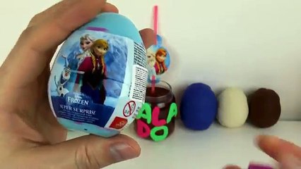 Play Doh Surprise Toys Kinder Surprise Eggs Disney Princess Frozen Elsa Anna Kids Lala Do Play Doh