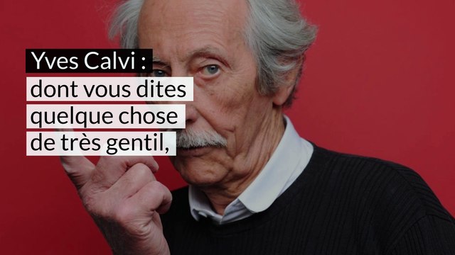 Quand Jean Rochefort s'exprimait sur sa carrière de comédien sur RTL