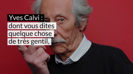 Quand Jean Rochefort s'exprimait sur sa carrière de comédien sur RTL