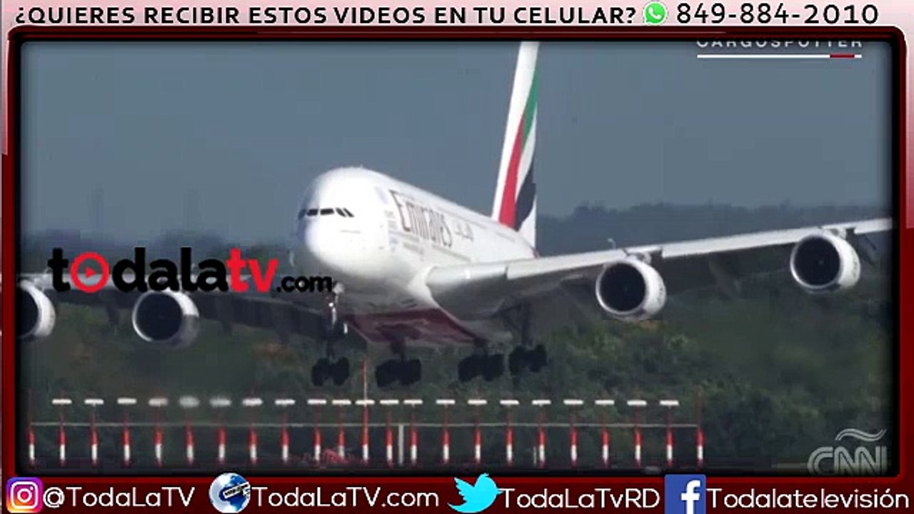 El aterrador aterrizaje de un Airbus A380 que peleaba contra el viento-CNN-Video