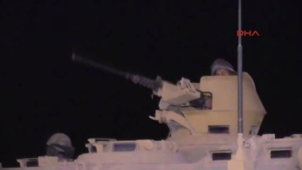 Şırnak Habur'da Askerler Gece Tatbikatı Yaptı