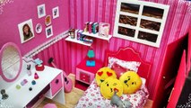 Como fazer: Um quarto decorado para bonecas Barbie, Monster High, Baby Alive, E.A.H entre outras!