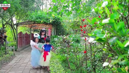 Superhero kids funny Hulk Spiderman and Frozen Elsa with Batman in real life