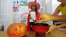 Elife cadı süpürgesi yaptık eğlenceli çocuk videosu