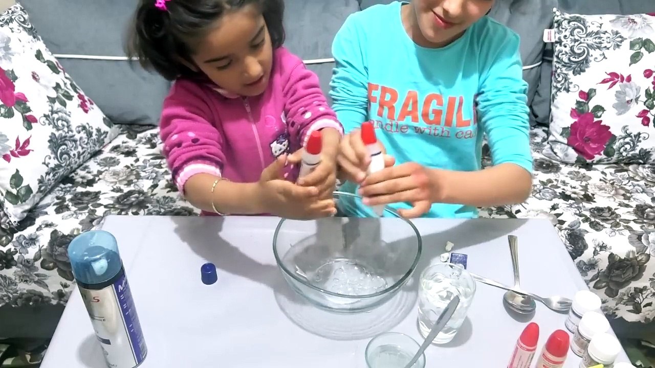 Galaksi Slime nasıl yapılır.DIY galaxy Slime