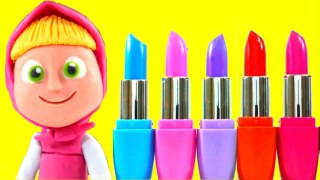 Masha Doing Makeup Masha Shops at the Beauty Shop Masha and The Bear Video Stop Motion Full Episodes