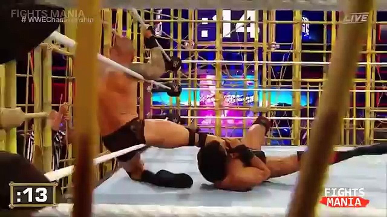 Jinder Mahal vs Randy Orton Punjabi Prison match for the WWE Championship
