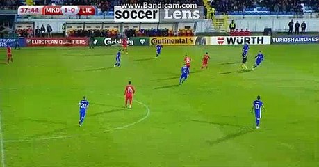 Aleksandar Trajkovski Goal HD - FYR Macedonia 2-0 Liechtenstein 10/10/2017 HD