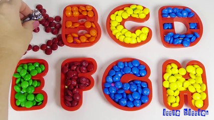 Learn Alphabet with Hershey Kiss Christmas Candy Video abcdefghijklmnopqrstuvwxyz