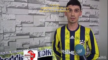 BİLECİKLİ TARAFTAR KAFASIYLA TV KIRDI