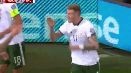 James McClean Goal HD - Wales 0 - 1 Ireland - 09.10.2017 (Full Replay)