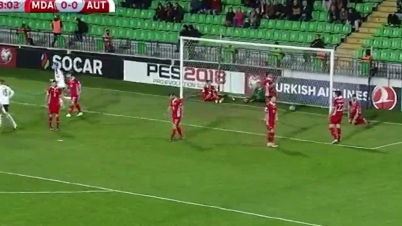 Louis Schaub Goal HD - Moldova 0 - 1 Austria  - 09.10.2017 (Full Replay)