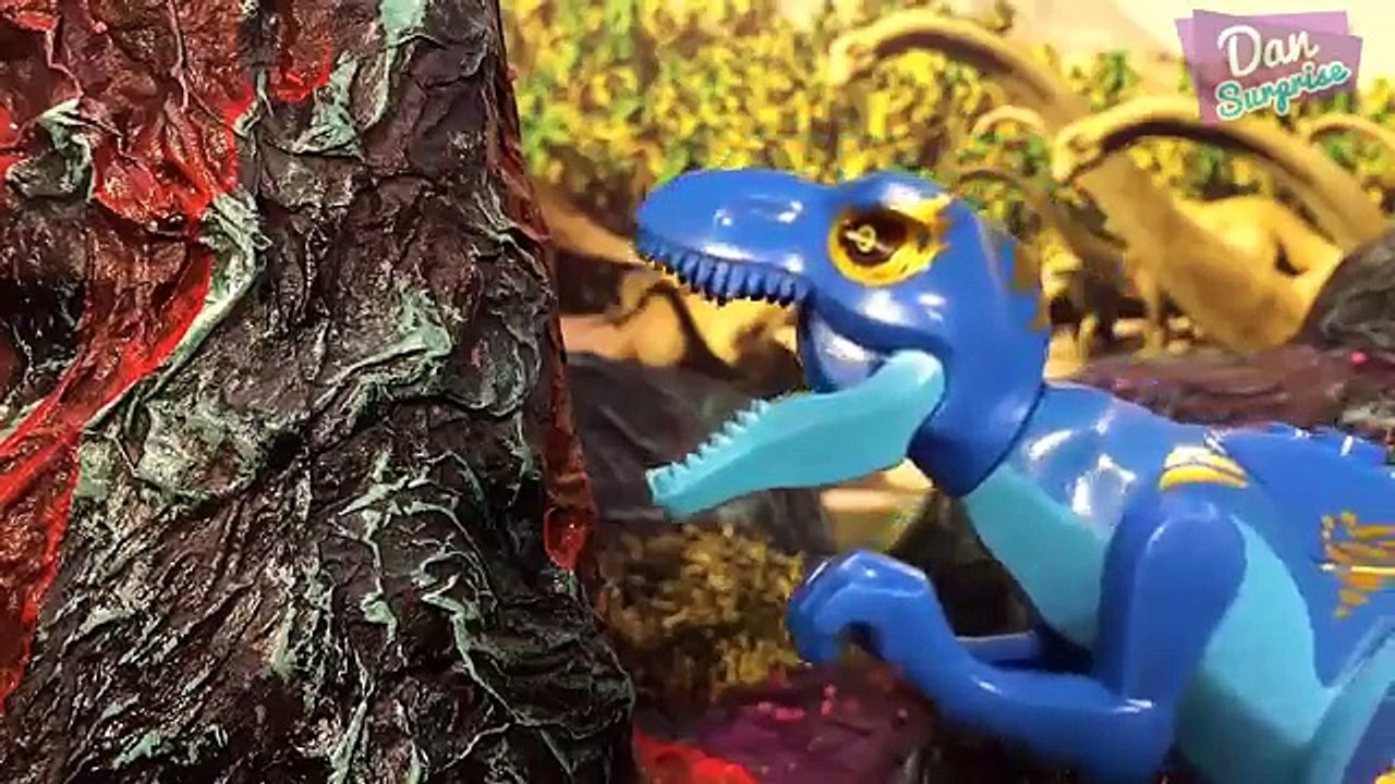 8 AWESOME LEGO DINOSAUR TOYS JURASSIC WORLD for kids - INDOMINUS REX T-REX VELOCIRAPTOR TRICERATOPS