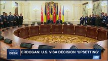 i24NEWS DESK | Erdogan: U.S. visa decision 'upsetting' | Monday, October 9th 2017