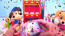 PAW PATROL Chase vs Skye PEZ CANDY MACHINE GAME w/ Mickey Mouse PEZ Dispensers Toys Sourz