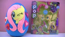 GIANT Fluttershy My Little Pony Play Doh Surprise Egg | BFFS, Shopkins, MLP POP, LPS Fashems