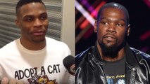 Russell Westbrook Hits Back at Kevin Durant with a Petty Cat Shirt