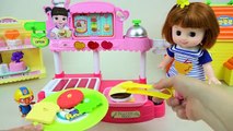 Kitchen toys Baby Doll cooking sausage food and Pororo toys