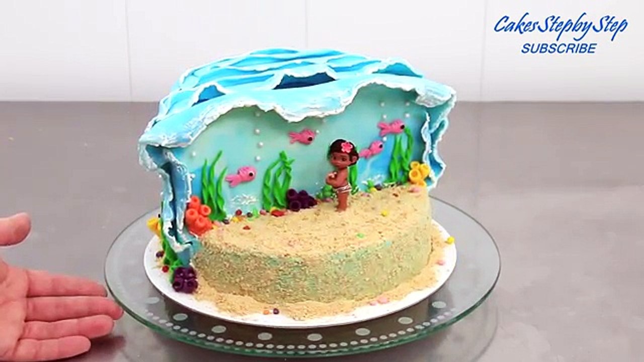 MOANA CAKE How To Make by CakesStepbyStep