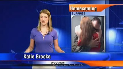 Soldier Surprises Wife After Deployment