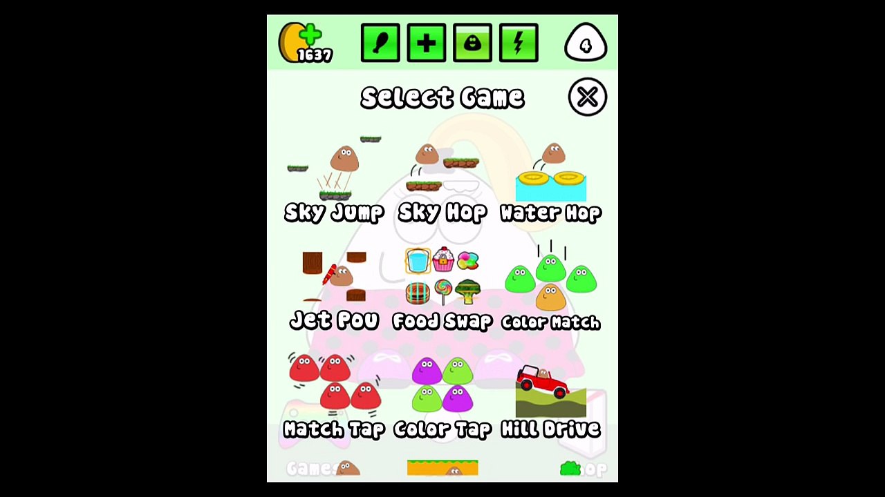 Best Games for Kids HD - Pou Mini Games - iPad Gameplay HD