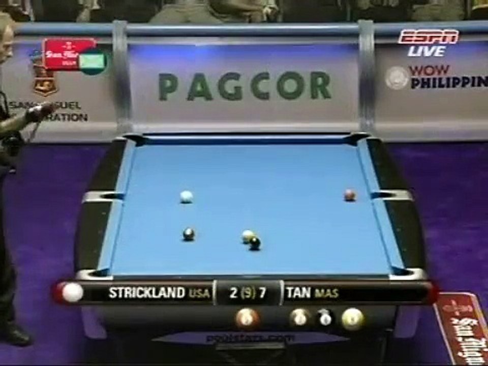 Earl Strickland nagging, ing and going wild! WPC 2007