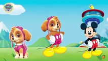 La Patrulla canina se disfraza La casa de Mickey Mouse La Familia Dedo Paw Patrol en Espanol