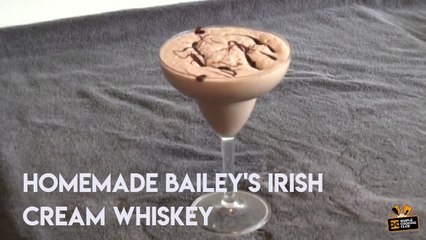 HOMEMADE BAILEY'S IRISH CREAM WHISKEY