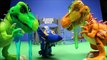 SUPER WINGS Toys Transforming Donnie,Jerome,Jett, Dizzy Visit Jurassic World Unboxing - WD Toys