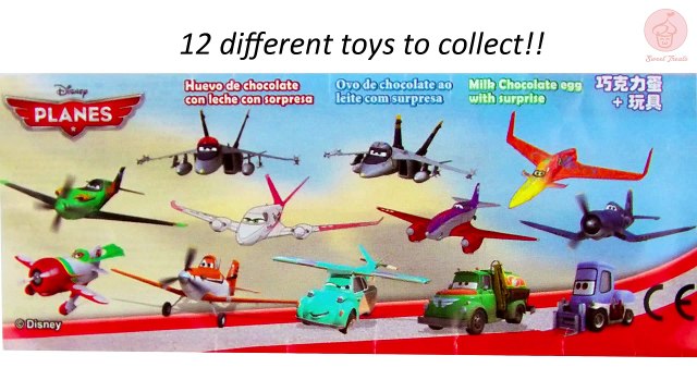 Disney Planes Surprise Eggs Dusty Crophopper | 12 different toys to collect!