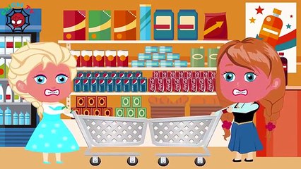 Frozen ELSA & ANNA CUT DRESSES! Spiderman vs Superhero Funny Pranks