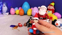 SURPRISE EGGS Santa Christmas Surprise Eggs TheEngineeringFamily Surprise Egg Toys Video
