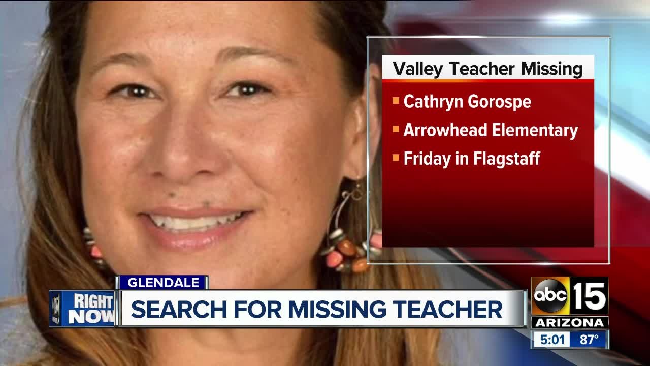 Search is on for a missing Valley teacher