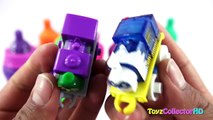 Playdough Surprise Eggs! Milk Bottles Learn Colors Play-Doh Body Paint Superero Finger Family Kids