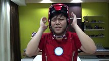 I AM Sort Of. Iron Man - Marvel Legends Iron Man Electronic Helmet Review