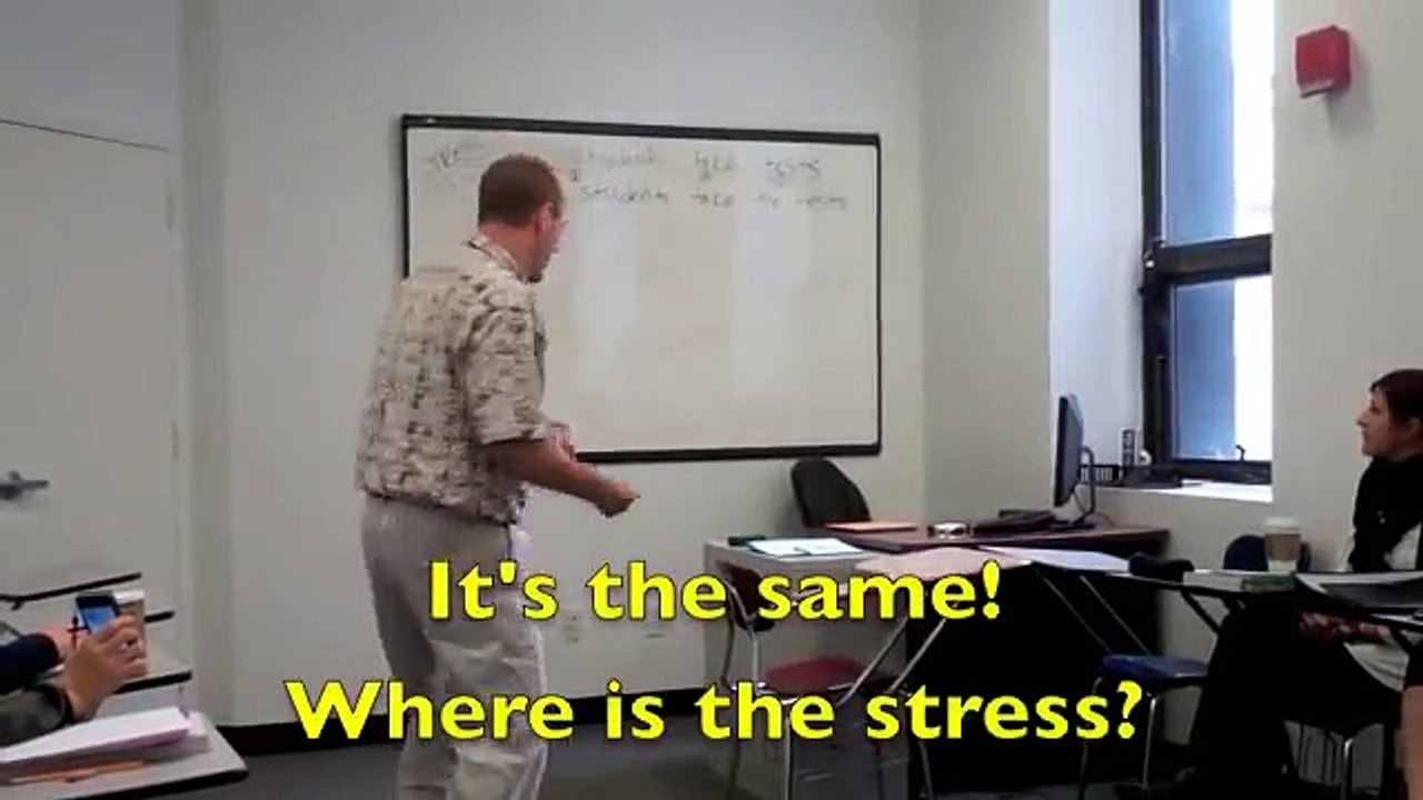 Learn and Speak English Pronunciation Syllable Stress Tip 2 with Fluency MC