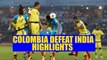 FIFA U-17 World Cup: Colombia beat India 2-1, Highlights | Oneindia News