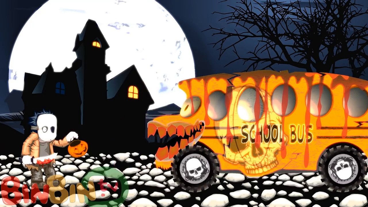 Schoolbus Scary vs Police Cars For Kids | Monster Trucks For Children | Street Vehicle Christmas
