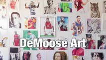 How To Draw A Nose - Blending, Shading and Layering Tutorial - DeMoose Art