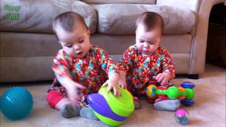 Funny Twin Babies Fighting Over Stuff Compilation (2017)