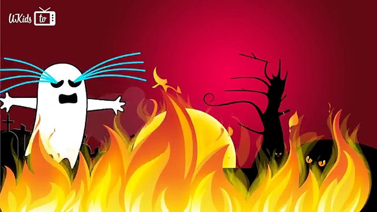 Baby Ghost Crying. Fireman Gives Her Tasty Cupcake. Finger Family Song for Children.