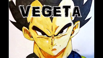 Comment dessiner Vegeta [Tutoriel]