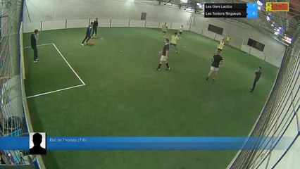 But de Thomas (7-6) - Les Gars Lactics Vs Les Tontons flingueurs - 09/10/17 21:00 - LIGUE 3