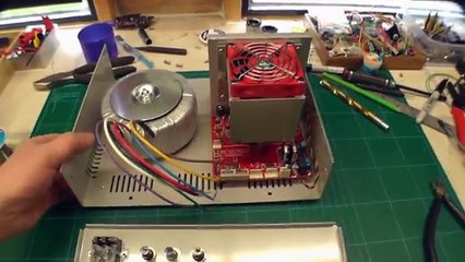 Home Built Bench Power Supply - Enclosure assembly & first power up